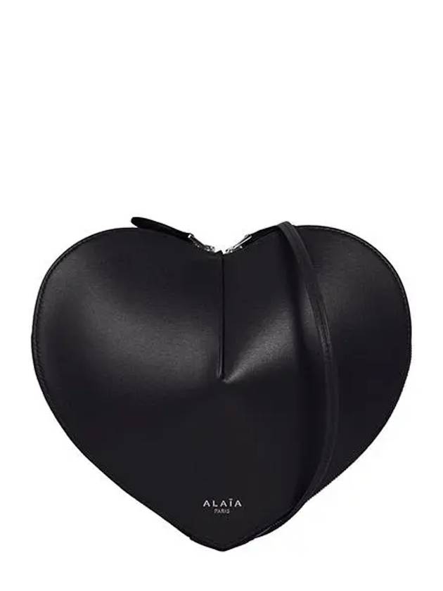 Heart Shoulder Cross Bag Black - ALAIA - BALAAN 5