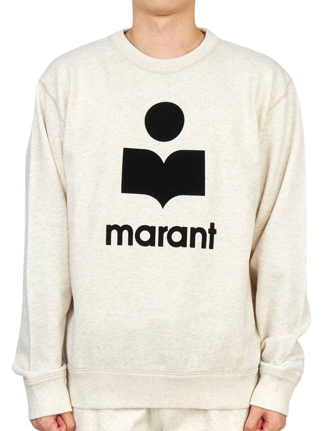 Mikoy Logo Cotton Sweatshirt Ecru - ISABEL MARANT - BALAAN 2