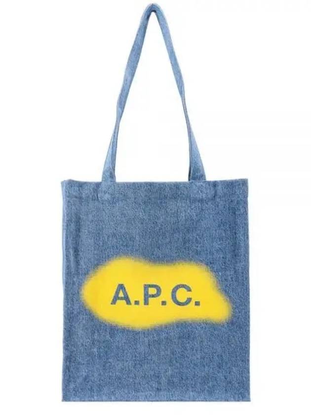 Lou Denim Tote Bag Blue - A.P.C. - BALAAN 2