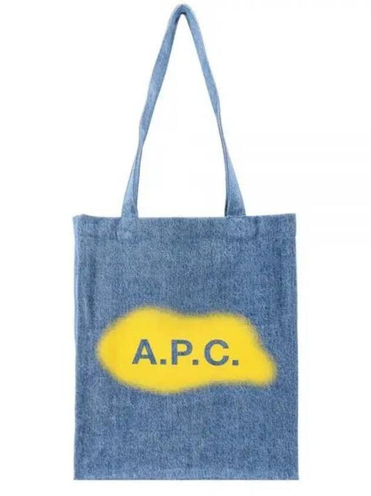 Lou Denim Tote Bag Blue - A.P.C. - BALAAN 2