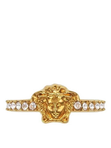 Crystal La Medusa Ring Gold - VERSACE - BALAAN 1