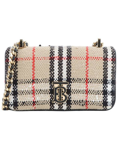 8063083 Vintage check boucl TB Lola mini cross bag 33490 - BURBERRY - BALAAN 1