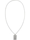 BRASS DOG TAG NECKLACE - NEIL BARRETT - BALAAN 4