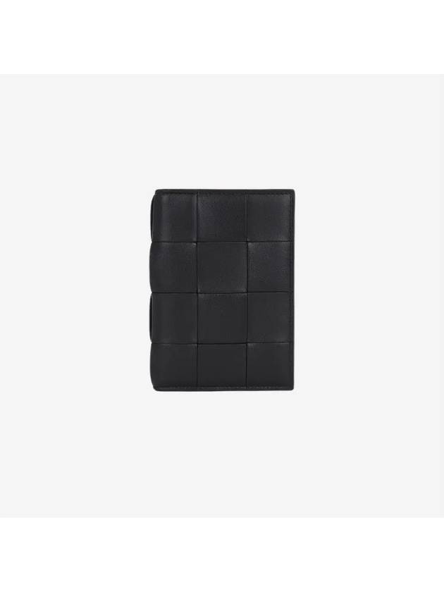 Cassette Half Wallet Black - BOTTEGA VENETA - BALAAN 5