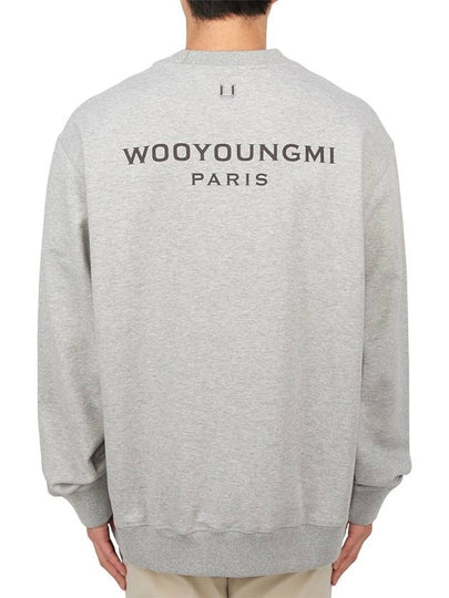 Back Logo Sweatshirt Grey - WOOYOUNGMI - BALAAN 2