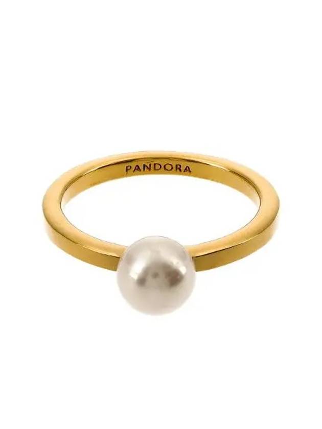 Treated Freshwater Cultured Pearl Ring Gold - PANDORA - BALAAN 4