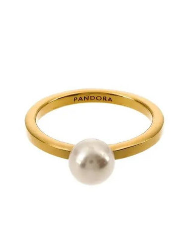 Treated Freshwater Cultured Pearl Ring Gold - PANDORA - BALAAN 1