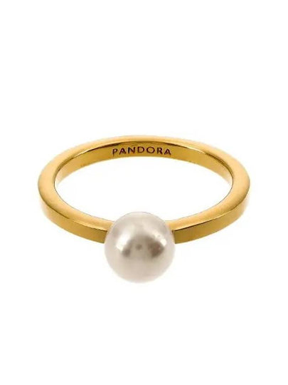 Treated Freshwater Cultured Pearl Ring Gold - PANDORA - BALAAN 2