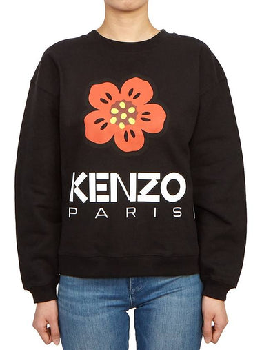 Women's brushed sweatshirt 2SW036 4ME 99J 235 - KENZO - BALAAN 1