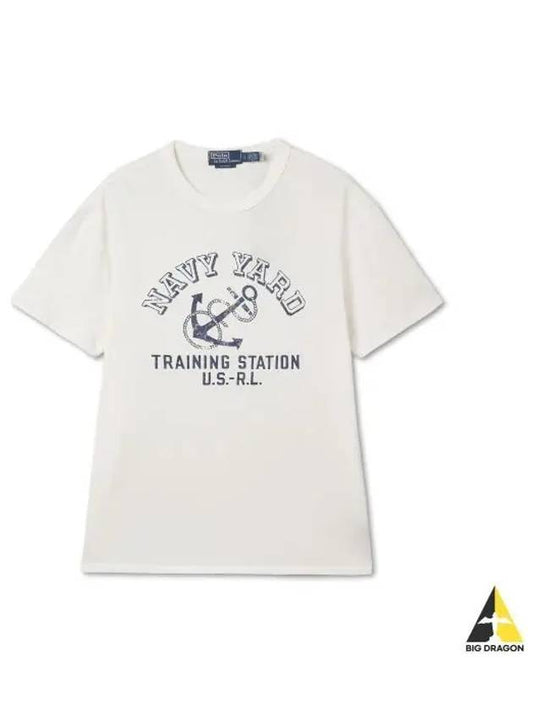 Classic Fit Jersey Graphic T Shirt White - POLO RALPH LAUREN - BALAAN 1