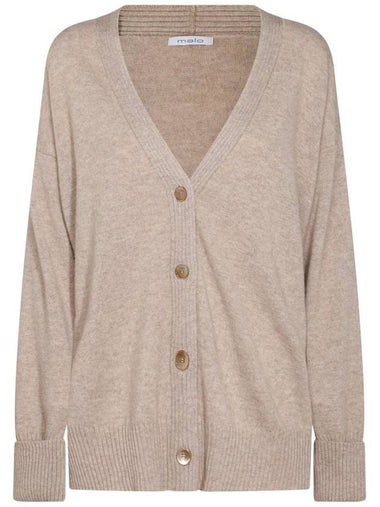 Malo Light Beige Wool Knitwear - MALO - BALAAN 1