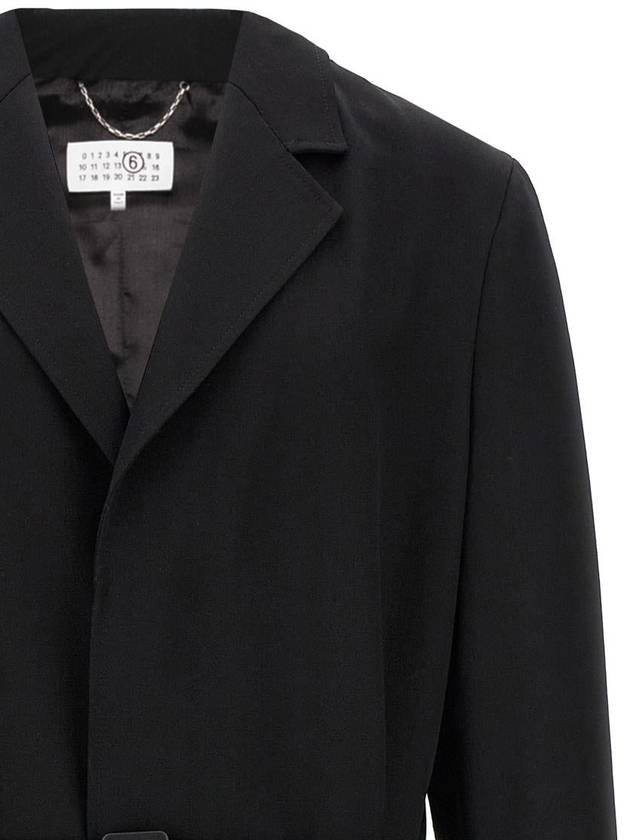 Mm6 Maison Margiela Wool Trench Coat - MAISON MARGIELA - BALAAN 3