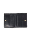 Matelasse Leather Half Wallet Black - MIU MIU - BALAAN 3