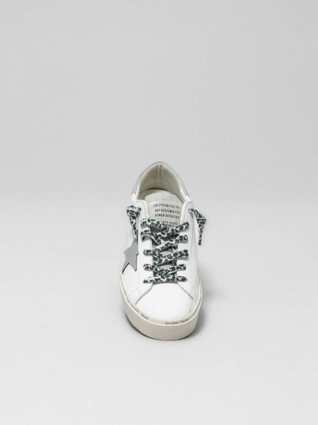 Hi Star Suede Low Top Sneakers Grey White - GOLDEN GOOSE - BALAAN 4