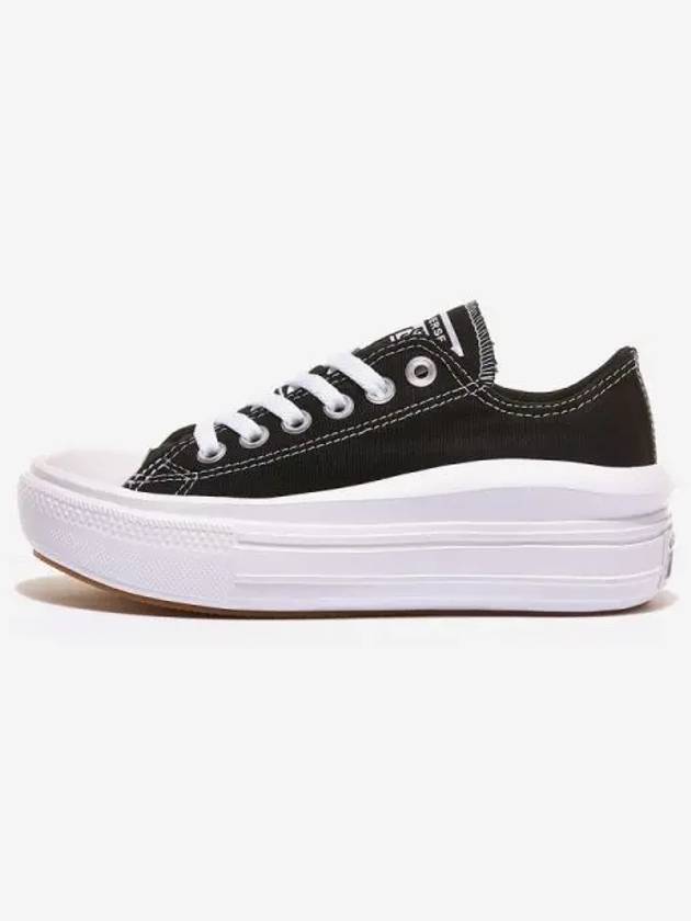 Shoes Sneakers Running Comfortable Chuck Taylor All Star Move Black WHITE - CONVERSE - BALAAN 1