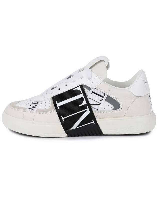 VL7N Band Leather Low Top Sneakers White - VALENTINO - BALAAN 5