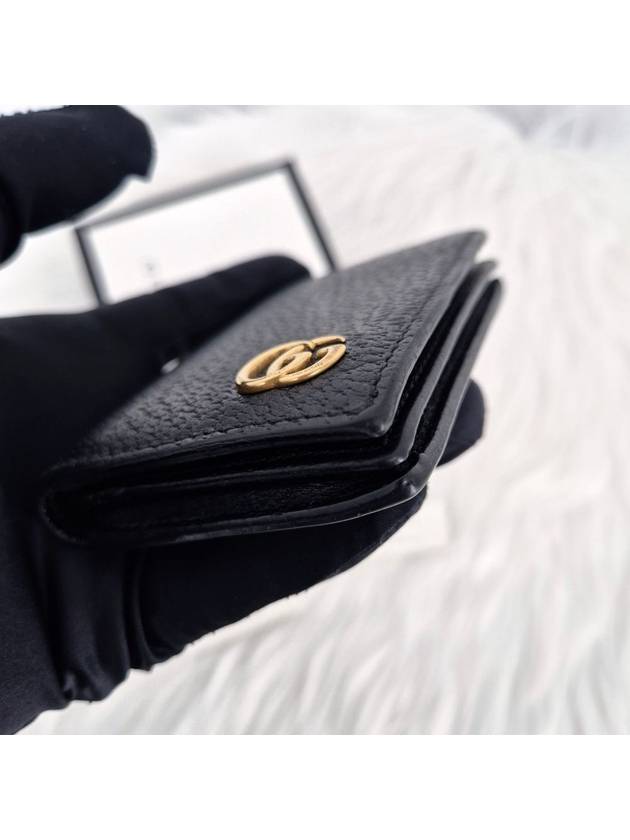 GG Marmont business card wallet black 428737 - GUCCI - BALAAN 7