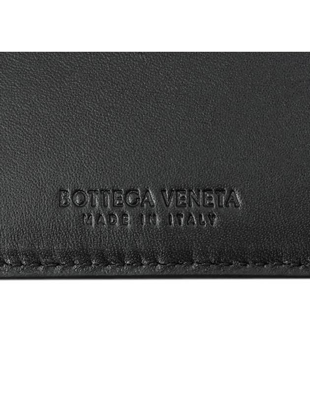 Intrecciato Zipper Card Wallet Black - BOTTEGA VENETA - BALAAN 6