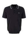 Flynn Cotton Polo Shirt Black - A.P.C. - BALAAN 2