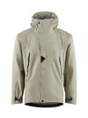 Men's Asynja Waterproof Hooded Zip-Up Jacket Silver Green - KLATTERMUSEN - BALAAN 2