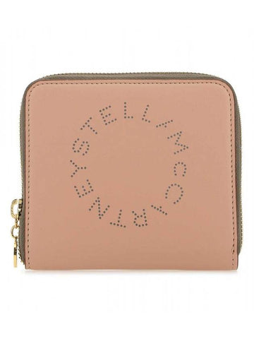 logo zipper halfwallet pink - STELLA MCCARTNEY - BALAAN 1