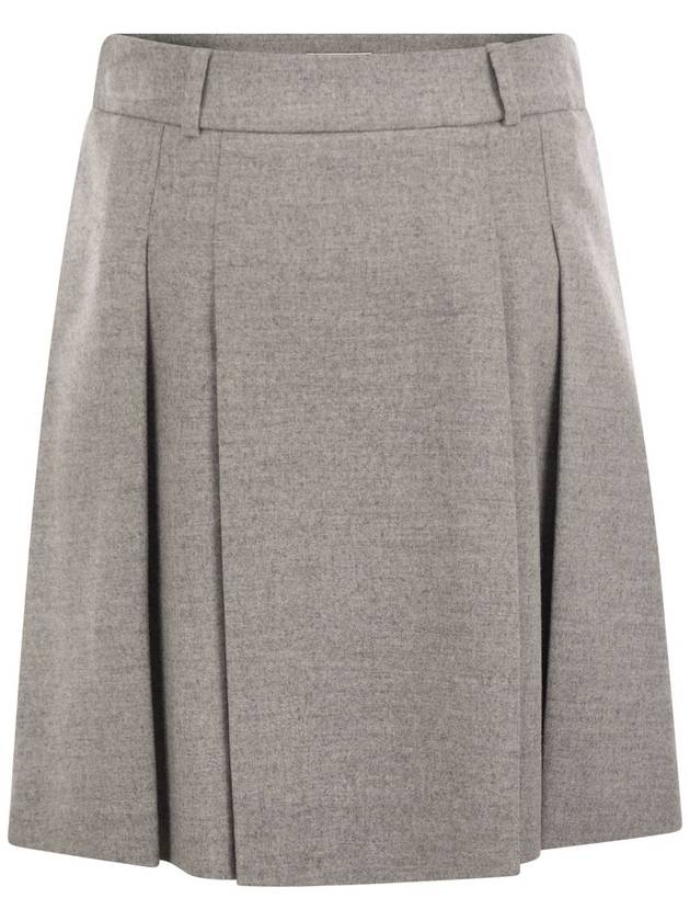 Short skirt in wool and viscose - PESERICO - BALAAN 1