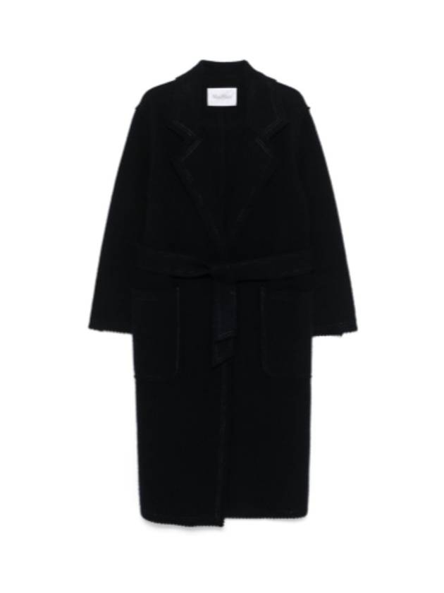 Long Wool Single Coat Black - MAX MARA - BALAAN 2