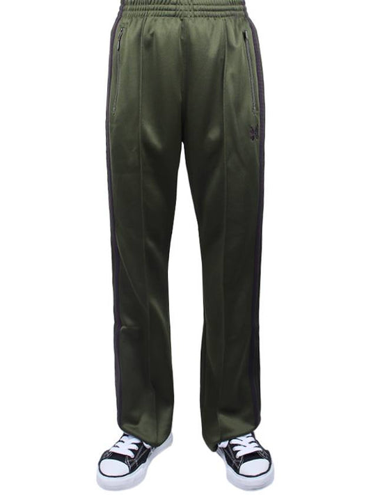 24SS Men's Bootcut Track Pants Poly Smooth Olive OT230 OLIVE - NEEDLES - BALAAN 1