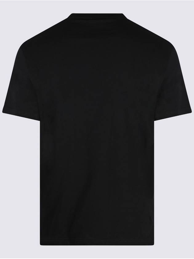 Logo Print Short Sleeve T-Shirt Black - ALEXANDER MCQUEEN - BALAAN 3