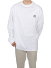 Men s back logo long sleeve t shirt white - WOOYOUNGMI - BALAAN 5