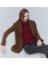 Overfit half coat wool single jacket brown 0150 - VOYONN - BALAAN 3