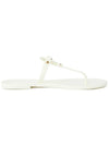 Women's Mini Miller Flip Flops White - TORY BURCH - BALAAN 5