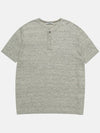 Men's Linen Henry Neck Short Sleeve Knit MMSWL5T51 910 - AT.P.CO - BALAAN 10