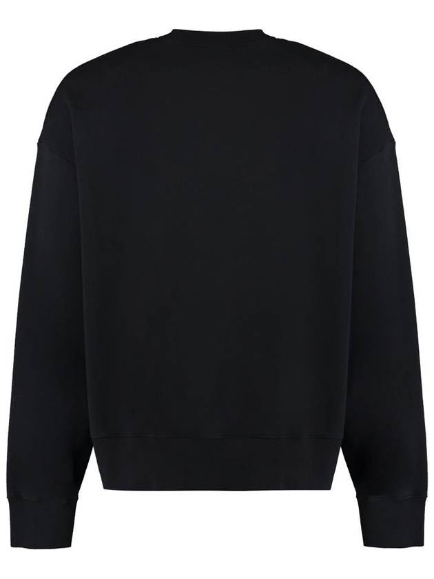 Logo Print Sweatshirt Black - PALM ANGELS - BALAAN 3