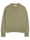 De Coeur Crewneck Knit Top Green - AMI - BALAAN 2