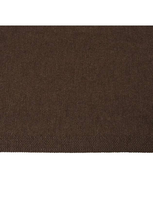 Wool Layered Scarf Brown - NOIRER FOR WOMEN - BALAAN 4