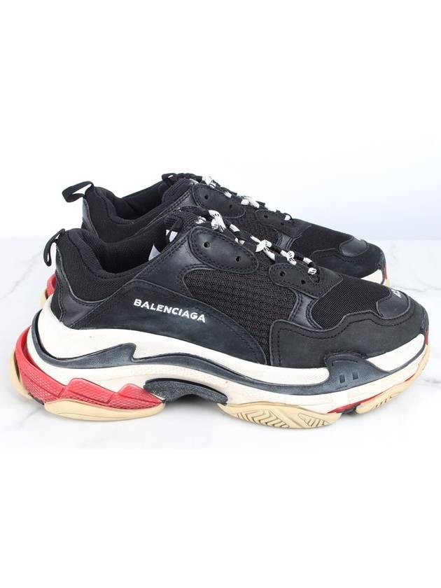 Triple S black red sneakers 41 5 265 - BALENCIAGA - BALAAN 6