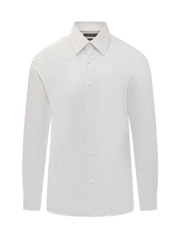 24SS Boss Long Sleeve Shirt 50508371 100 WHITE - HUGO BOSS - BALAAN 1