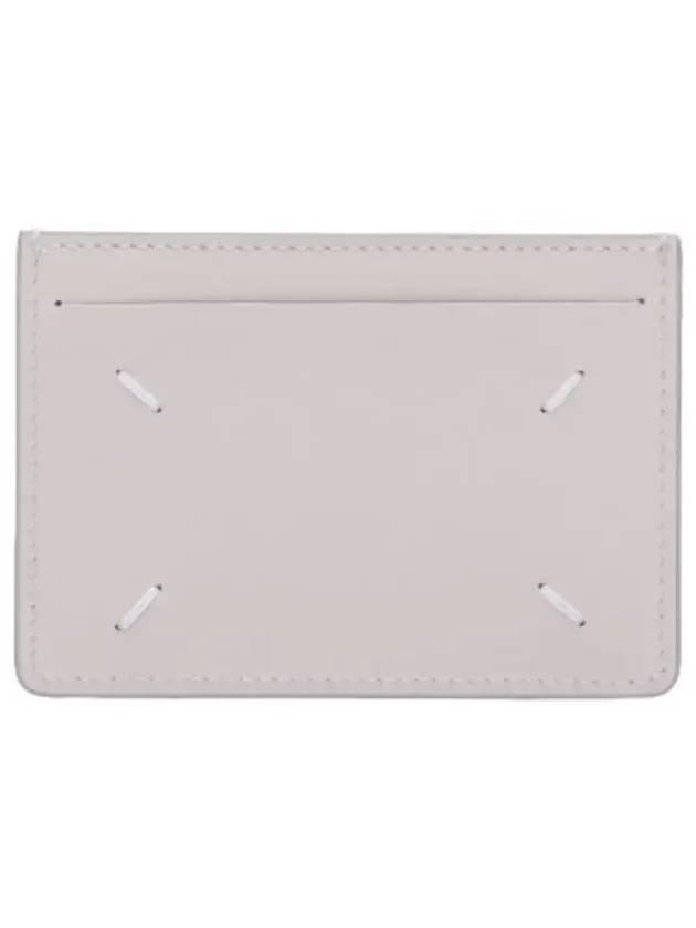 Stitched Slim Slot Card Holder Greige Wallet - MAISON MARGIELA - BALAAN 1