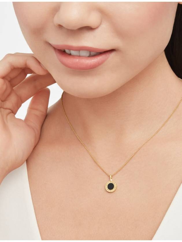 necklace yellow gold onyx women necklace - BVLGARI - BALAAN 5