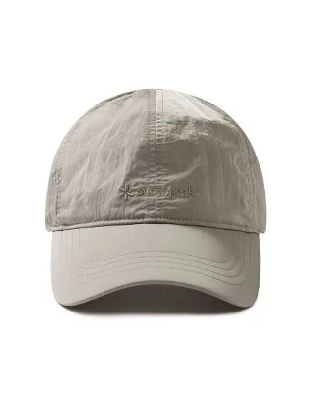 Bright Ball Cap Tan Gray S24FUFBC79 - SNOW PEAK - BALAAN 1