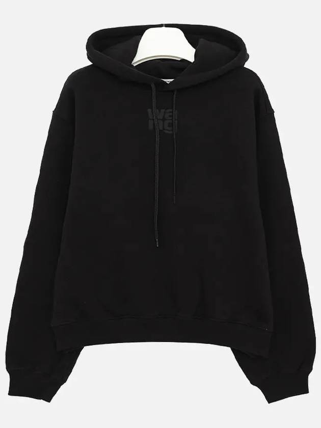 Puff Logo Hooded Top Black - ALEXANDER WANG - BALAAN 2