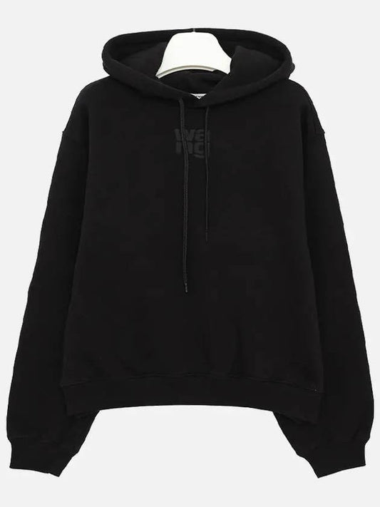 Puff Logo Hoodieie Black - ALEXANDER WANG - BALAAN 2