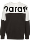 Howley Logo Crew Neck Sweatshirt Faded Black - ISABEL MARANT - BALAAN 2