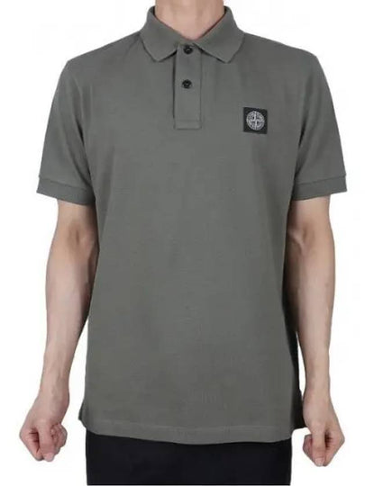 Stone Island logo patch polo shirt 81152SC17 V0059 - STONE ISLAND - BALAAN 2