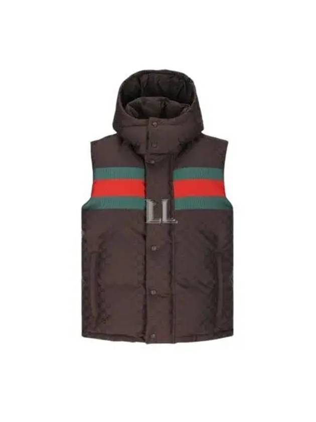 Hooded Down Vest Black - GUCCI - BALAAN 2