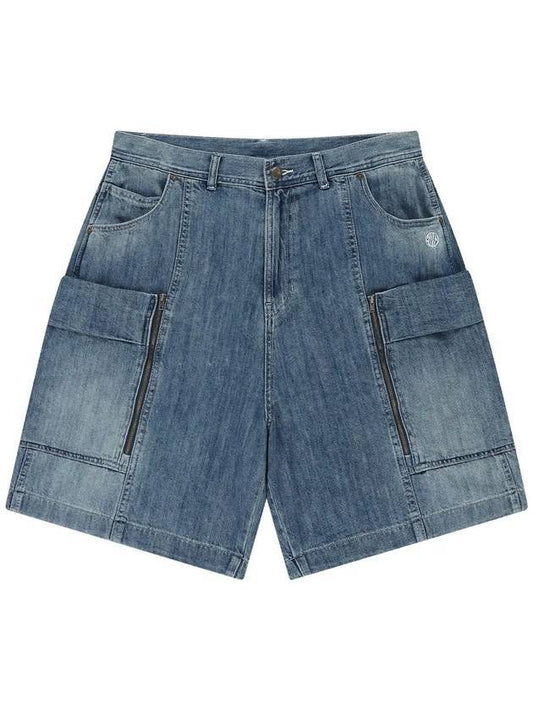 Heritage Denim Bermuda Shorts Blue - OFFGRID - BALAAN 1