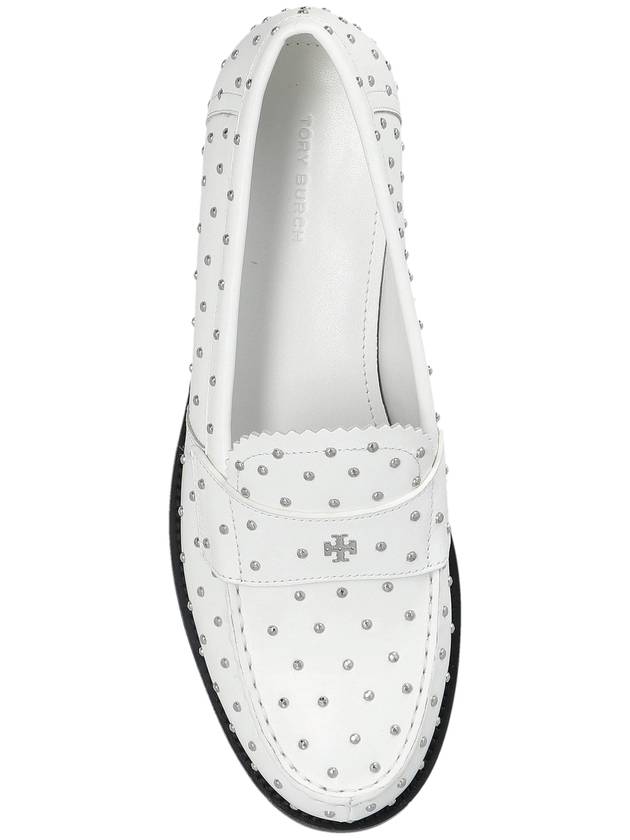 Tory Burch Shoes Lug Type Loafers, Women's, White - TORY BURCH - BALAAN 6