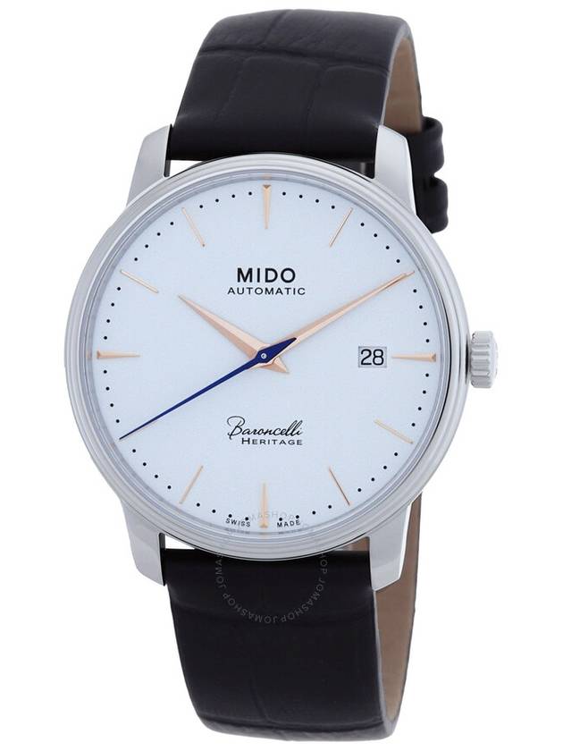 Mido Baroncelli Heritage Automatic White Dial Men's Watch M0274071601100 - MIDO - BALAAN 1