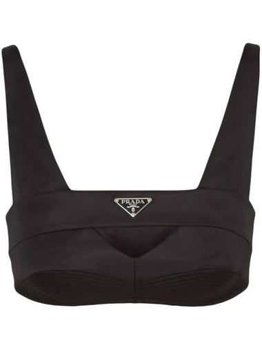 triangle logo bralette 240728S2321WQ8 - PRADA - BALAAN 1